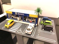 1/64 Honda Spoon Sports 日本車房場景 簡單組裝 (另有ADVAN Yokohama款可供選擇)