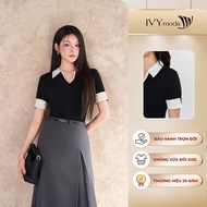 IVY moda MS 57B0423 turtleneck t-shirt, modern streetwear office women's t-shirt