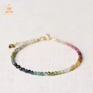 Natural Crystal Bracelet 7 Chakra Tourmaline Bracelet