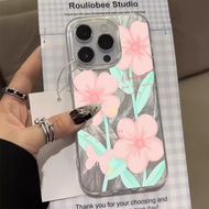 MERAH Pink Flower Casing hp For OPPO A5 PRO A3X A3 PRO A3S A12E A5 A38 A18 A31 A8 A17 A17K A16 A16S 