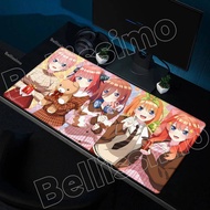 The Quintessential Quintuplets Anime Custom Skin Gaming Mouse Pad Gamer Desk Mat Keyboard Pad Decora