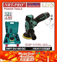 NRT PRO 12V Cordless Polisher 4" Car Polishing Machine GV40DC - 2 Batteries Included - 6 Months Loca