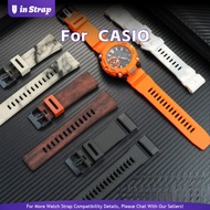 Apply to Casio G-SHOCK  GA-2000 GA-2200 24mm Replacement Strap, Soft Resin Silicone Watchband with S
