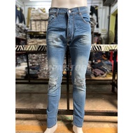 Jeans Koyak Tampal 511 Kain Getah Memeri