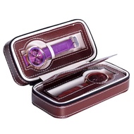 Di Động Da Hộp Bảo Quản Đồng Hồ Khóa Kéo Hộp Đựng Đồ Trang Sức Đồng Hồ Đeo Tay Sử Dụng Tại Nhà Túi B