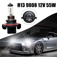 ❀LSAR-HOT❀ 1PCS H13 9008 12V 55W White Halogen Bulb Car Headlight Bulb Quartz Material❀