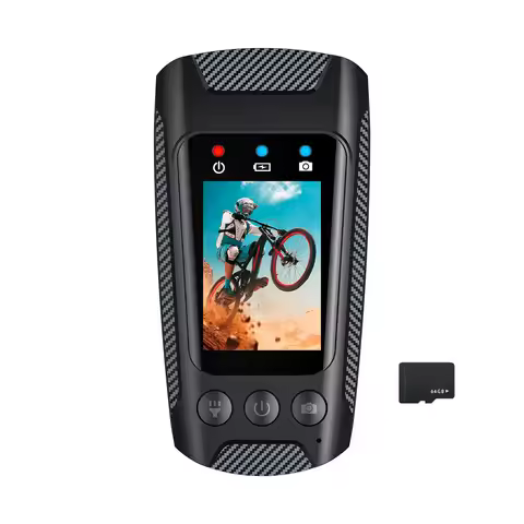 4K 60FPS Multifunctional Cycling Camera Rainproof 2.0 Inch IPS Screen WiFi Connection with LED Flash