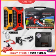 ✥CHERRY99800Mah Car Jumper Car PowerBank Multi function Car Pump Starter Car Tyre Jumper Kereta Car Emergency Powerban❖