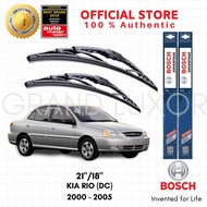 Bosch Advantage Wiper Blade Set For Kia Rio (Dc) 2000-2005 (21 /18 )