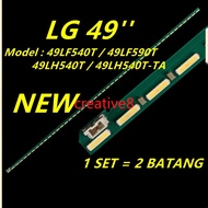 New 2 pcs/set 49lf590t.ats 49lf540t/49lf590t/49lh540t/49lh540t-ta LG 49 inch LED TV backlight (TV la