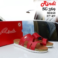 Sandal wanita - RINDI - SG 369 - size 37-40 - sandal flat wanita - sandal birkin - sandal casual wanita - sandal japit wanita - sandal santai - sandal wanita rindi