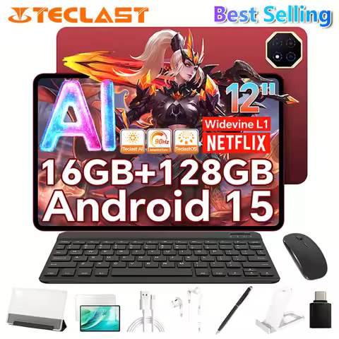 Teclast T60 AI Tablet (Allwinner A733 8-core 1.8GHz/6GB RAM/128GB ROM/1200*2000iPS TDDI/WIFI6/8000mA