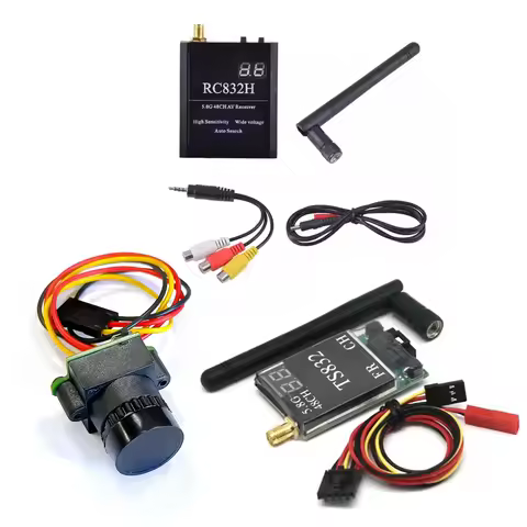 TS832 Receiver +RC832 +1000TVL camera 48CH 5.8G 600mw 5km Wireless AV Transmitter for FPV Multicopte