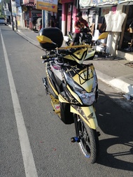 Decals Sticker Motorcycle Decals for Honda Beat v2 yellow