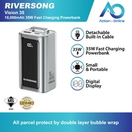 (Ready Stock) Riversong Vision 35 35W Fast Charging Powerbank - 2 year Warranty