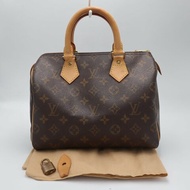 LOUIS VUITTON 路易威登 #1717 M41528經典Monogram Speedy25波士頓包 二手