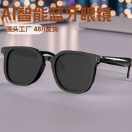 Cross-Border New Style Smart Bluetooth Glasses AI Translation Glasses Anti-Blue Light Outdoor Sunscr