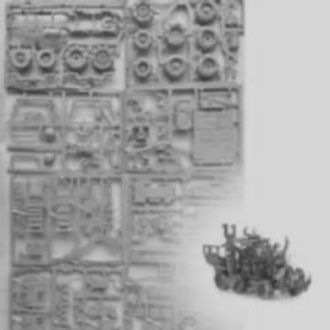 resin recast unpainted models (on sprues), NO. J4R0M5D3L9T8