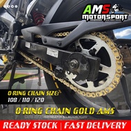 AMS CHAIN O-RING GOLD (520)