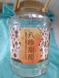 厚身（八珍甜醋）玻璃瓶，有手抽  十斤/ 4.8升        特大玻璃瓶，厚身硬凈！
