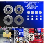 SET OF 4 CUP 8 NAILS 4 SIM COINS 4 VAL SUM RACING (WAVE IPPON HEAD SYSTEM - REDLEO - FASSTEK 4 VALVE
