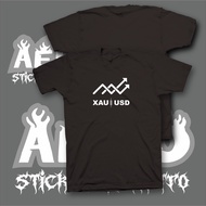 Forex XAU/USD Trader T-Shirt XAU USD Logo Trading Shirt