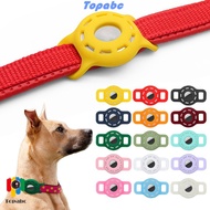 SG Shipment Airtag Cat Collar Holder for Air Tag Dog Collars Puppy Loop Protective Silicone Case Lig