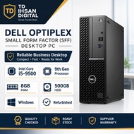 Dell OptiPlex SFF Desktop PC Intel Core i5-9500 9th Gen 8GB RAM 500GB HDD Windows | Refurbished