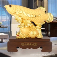 Lucky Golden Arowana Decoration Living Room Decoration TV Cabinet Wine Cabinet Decoration Home Acces