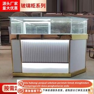 HY@ Glass Cabinet Wholesale Dustproof Counter Jewelry Jade Antique Counter Boutique Cabinet Exhibiti