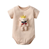 S03 3D Crown Bear Romper
