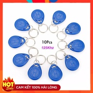 [Set 10 thẻ] Thẻ từ  RFID tần số 125Khz dạng móc khóa dành cho khóa cửa thang máy