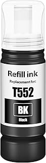 552 Ink Bottles Compatible Refill Ink Replacement for 552 T552 Work for ET-8500 ET-8550 8500 8550 Pr