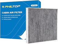 PHILTOP Cabin Air Filter, Replacement for Jetta 2019-2021 Tiguan 2018-2020, Atlas 2018-2021, Golf 2015-2021, Premium ACF028(CF11643) Cabin Filter with Activated Carbon, Filter Up Dust Pollen
