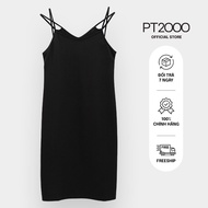 Simple dress PT2000, cotton fabric, feminine, sophisticated (AD-261)