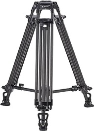 SIRUI BCT 2203 Broadcast Tripod with Bag Without Head (10x Carbon 75 mm Level Ierhalb Bowl Height 160 cm, Weight 3.7 kg/Maximum Load 10 kg/Black