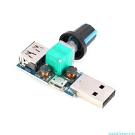jenniferag.my Adjustable USB Fan Controller 5W USB Fan Speed Stepless Governor Module Speed