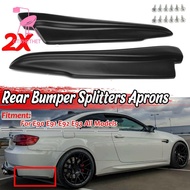 1 Pair Rear Bumper Aprons Valance Lip for -BMW E90 E91 E92 E93 M3