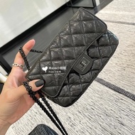 Chanel • 經典2.55 So Black 全黑Woc 二合一鏈條包 有卡
