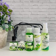 TRAVEL SET 5 in 1 BIDARA. SHAMPOO GEL MANDIAN SEMBURAN