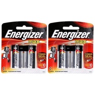 ENERGIZER C SIZE ALKALINE BATTERY 2PCS/PACK (2 PACKS)