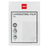 พลาสติกเคลือบบัตร ขนาด A4 80MIC (100 แผ่น)
