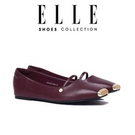 Elle Baree Comfy Fit Footbed Microfiber Leather Flats & Ballerina