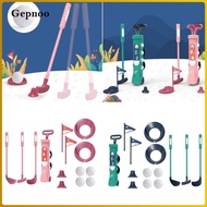 Gepnoo Children Golf Training Toy Golf Toy Interactive Toy Fun Activities Golf Set for Garden Lawn P