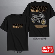 KAWKAWSTORE BAJU VARIO 160 NEW SERIES - COTTON COMBED 30S - LIMITED EDITION SERIES - KAOS RACING - T