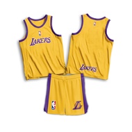 JERSEY BASKET NBA TEAM LAKERS WHITE