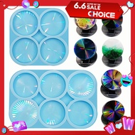 Holographic Light and Shadow Phone Stand Silicone Mold Decorative Sticker Grips Crystal Epoxy Resin Mold