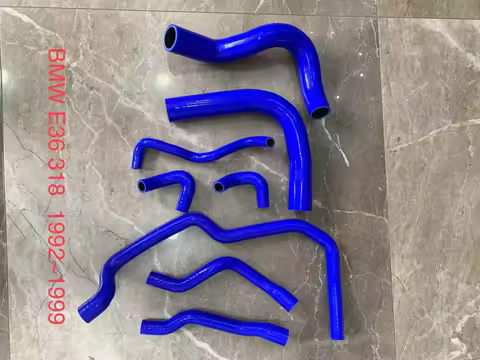 Silicone Coolant Radiator Hose Heater Tube For BMW E36 M44 1.9 liter 318i 318is 318ti 11/1994-08/200