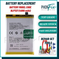 OPPO A9 2020 BATTERY BLP727 (4880mAH) BATTERY REPLACEMENT PART COMPATIBLE FOR ORIGINAL PHONE BATERI 