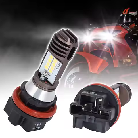 1/2Pcs White LED HS5 Headlight Bulb Headlight Lamp For Honda PCX125 PCX150 Suzuki King Quad 300 400 